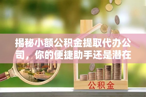 大通揭秘小额公积金提取代办公司，你的便捷助手还是潜在风险？