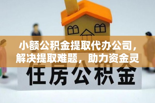大通小额公积金提取代办公司，解决提取难题，助力资金灵活使用