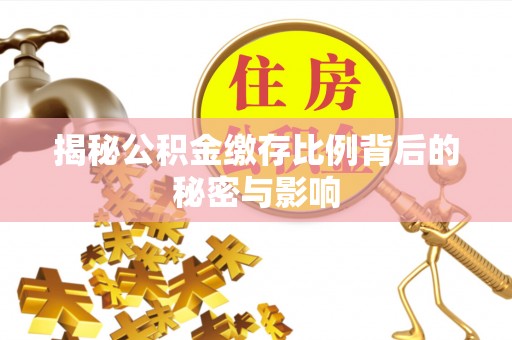 大通揭秘公积金缴存比例背后的秘密与影响