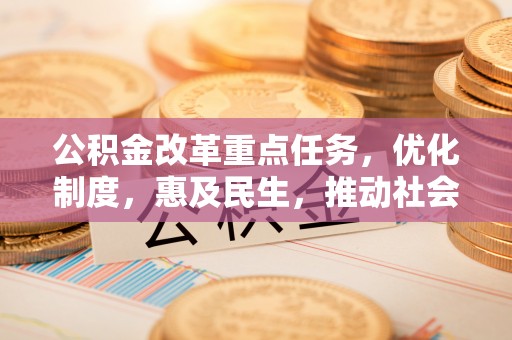 大通公积金改革重点任务，优化制度，惠及民生，推动社会公平发展