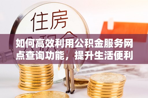 大通如何高效利用公积金服务网点查询功能，提升生活便利性