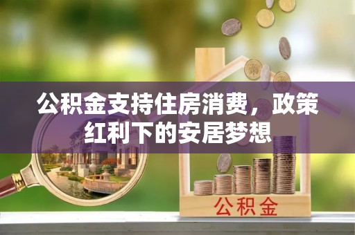 大通公积金支持住房消费，政策红利下的安居梦想