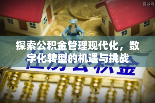 大通探索公积金管理现代化，数字化转型的机遇与挑战