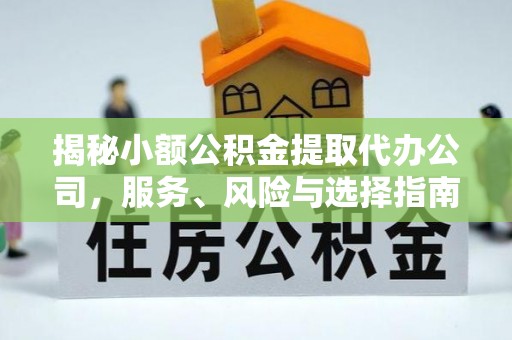 大通揭秘小额公积金提取代办公司，服务、风险与选择指南