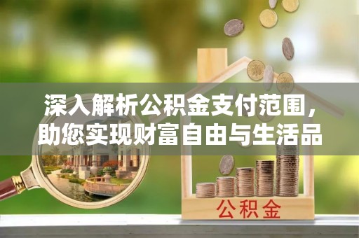 大通深入解析公积金支付范围，助您实现财富自由与生活品质提升
