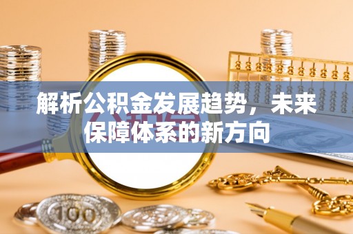 大通解析公积金发展趋势，未来保障体系的新方向