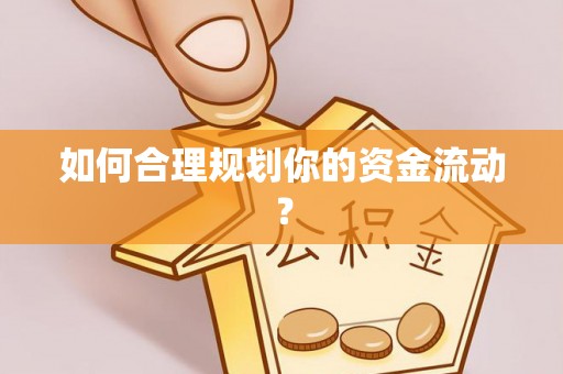 大通如何合理规划你的资金流动？