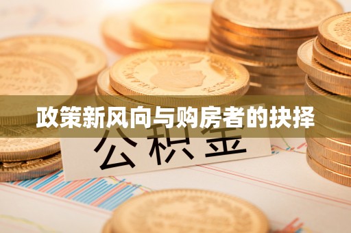 大通政策新风向与购房者的抉择