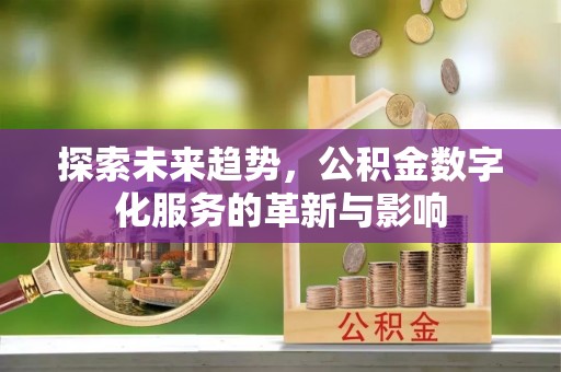 大通探索未来趋势，公积金数字化服务的革新与影响