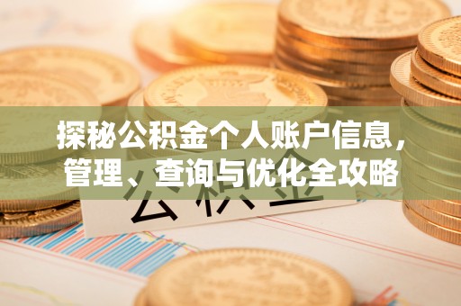 大通探秘公积金个人账户信息，管理、查询与优化全攻略
