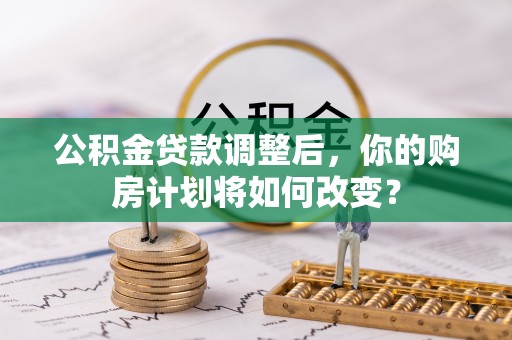 大通公积金贷款调整后，你的购房计划将如何改变？