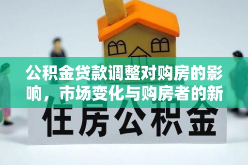 大通公积金贷款调整对购房的影响，市场变化与购房者的新选择