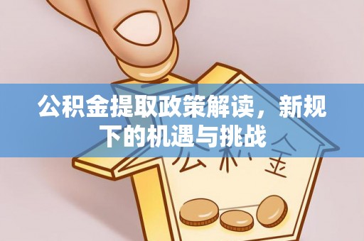 大通公积金提取政策解读，新规下的机遇与挑战