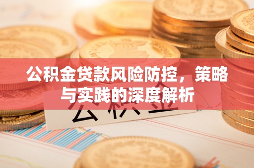 大通公积金贷款风险防控，策略与实践的深度解析