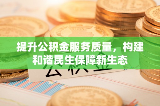 大通提升公积金服务质量，构建和谐民生保障新生态