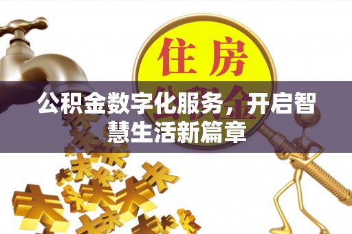 大通公积金数字化服务，开启智慧生活新篇章
