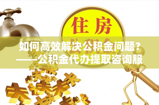 大通如何高效解决公积金问题？——公积金代办提取咨询服务指南