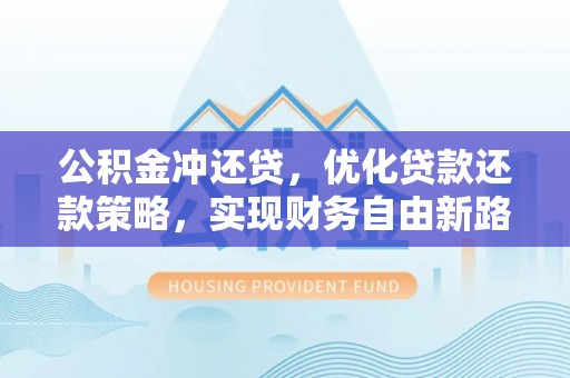 大通公积金冲还贷，优化贷款还款策略，实现财务自由新路径