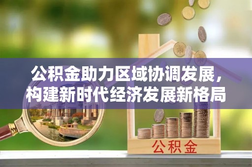 大通公积金助力区域协调发展，构建新时代经济发展新格局