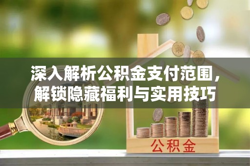 大通深入解析公积金支付范围，解锁隐藏福利与实用技巧