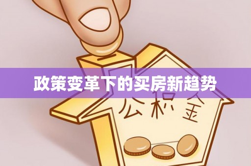 大通政策变革下的买房新趋势
