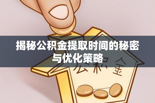 大通揭秘公积金提取时间的秘密与优化策略