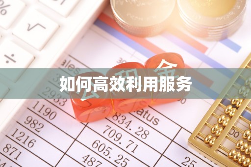 大通如何高效利用服务