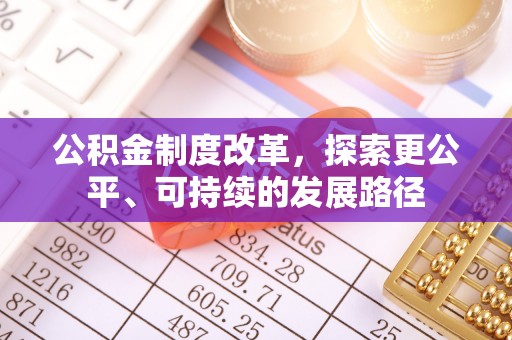 大通公积金制度改革，探索更公平、可持续的发展路径