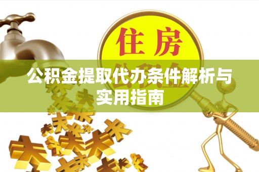 大通公积金提取代办条件解析与实用指南