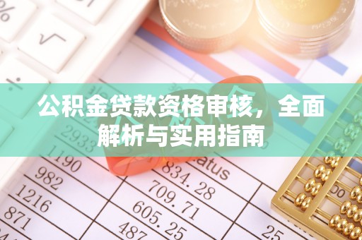 大通公积金贷款资格审核，全面解析与实用指南