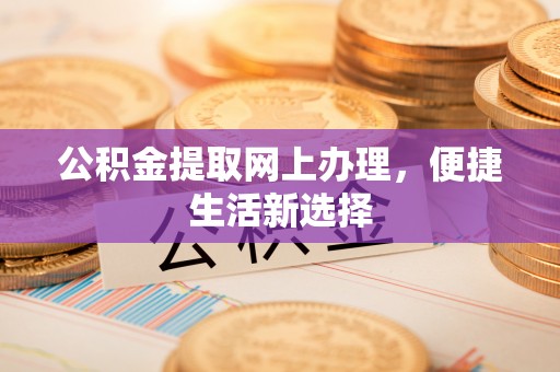 大通公积金提取网上办理，便捷生活新选择