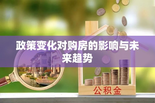 大通政策变化对购房的影响与未来趋势