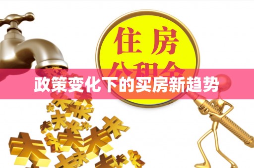 大通政策变化下的买房新趋势