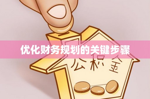 大通优化财务规划的关键步骤