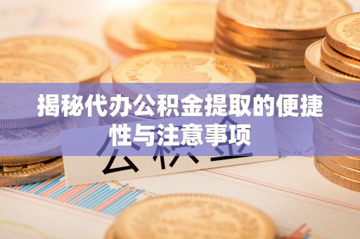 大通揭秘代办公积金提取的便捷性与注意事项