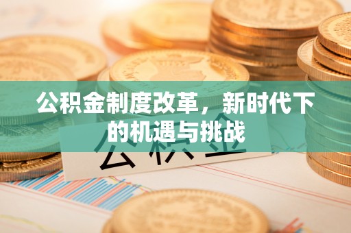 大通公积金制度改革，新时代下的机遇与挑战