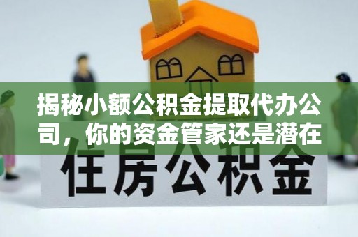 大通揭秘小额公积金提取代办公司，你的资金管家还是潜在风险？