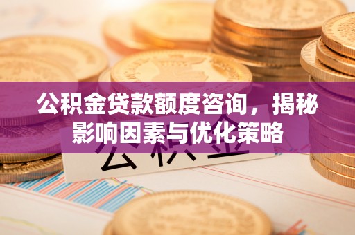 大通公积金贷款额度咨询，揭秘影响因素与优化策略