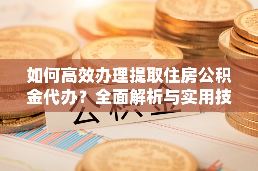 大通如何高效办理提取住房公积金代办？全面解析与实用技巧