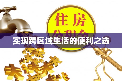 大通实现跨区域生活的便利之选