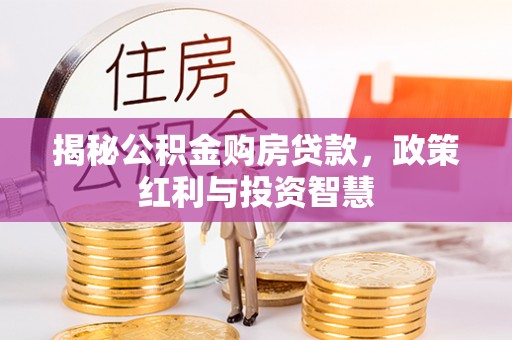 大通揭秘公积金购房贷款，政策红利与投资智慧