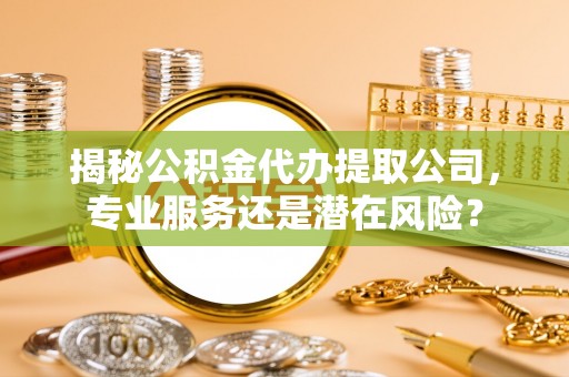 大通揭秘公积金代办提取公司，专业服务还是潜在风险？