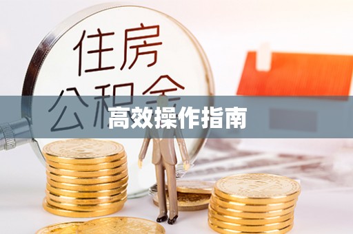 大通高效操作指南