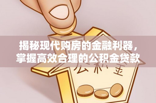 大通揭秘现代购房的金融利器，掌握高效合理的公积金贷款流程