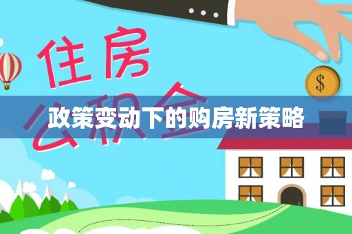 大通政策变动下的购房新策略